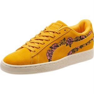 PUMA Suede Embroidered Floral Women’s Sneakers